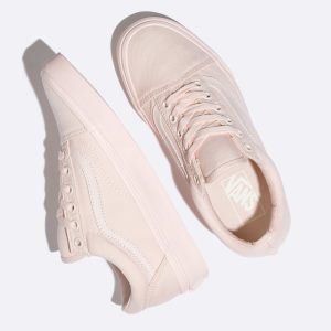 Vans Bayan Spor Ayakkabı Mono Canvas Old Skool Pembe | 26221-611